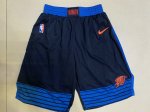 NBA Oklahoma City Thunder OKC 18-19 city shorts bleu